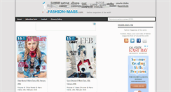 Desktop Screenshot of fashion-mags.com